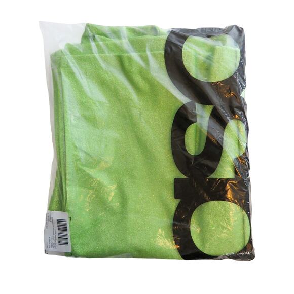 ASOS Lime Green Sparkly Flared Leg Pants Size 8 Y2k - Picture 7 of 12